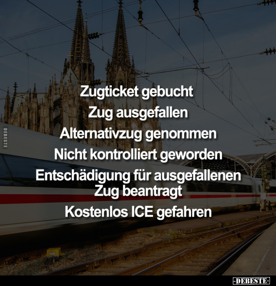 Zugticket gebucht.. - Lustige Bilder | DEBESTE.de
