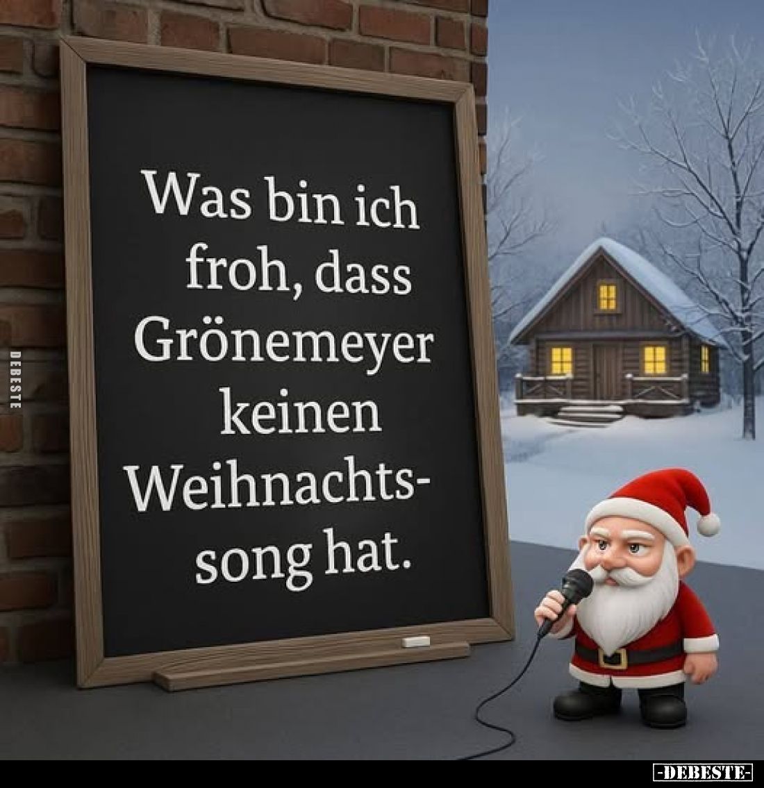 Was bin ich froh, dass Grönemeyer keinen Weihnachtssong hat.