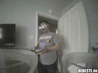 Die Drohne hatte keine Chance..