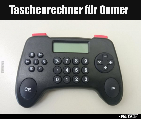 Taschenrechner für Gamer.. - Lustige Bilder | DEBESTE.de