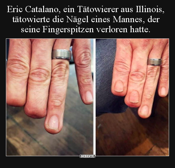 Eric Catalano, ein Tätowierer aus Illinois, tätowierte die.. - Lustige Bilder | DEBESTE.de