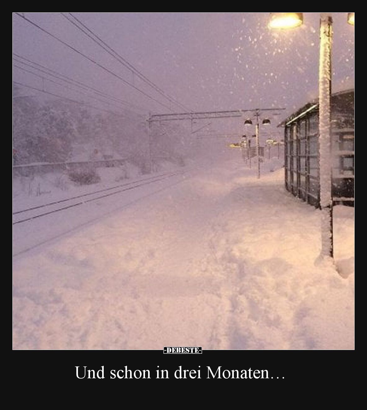Und schon in drei Monaten…
