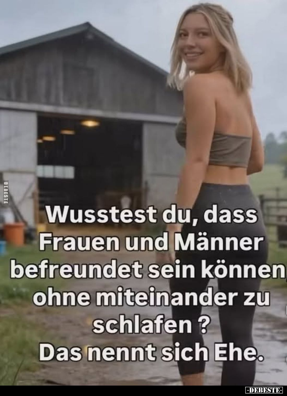 Wusstest du, dass Frauen und Männer befreundet sein können.. - Lustige Bilder | DEBESTE.de