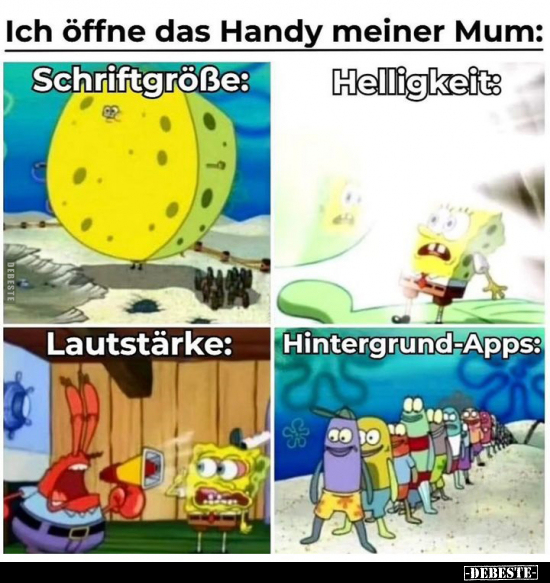 Ich öffne das Handy meiner Mum.. - Lustige Bilder | DEBESTE.de