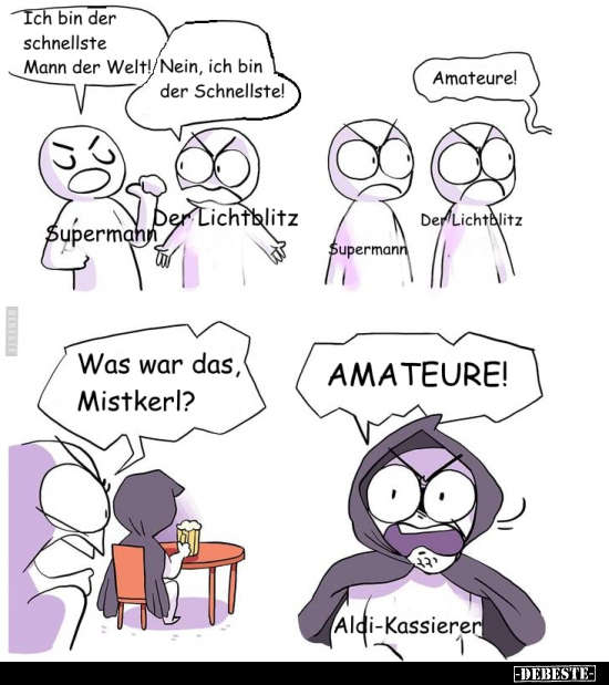 Ich bin der schnellste Mann der Welt!.. - Lustige Bilder | DEBESTE.de