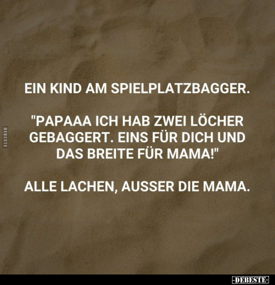 Ein Kind am Spielplatzbagger.. - Lustige Bilder | DEBESTE.de