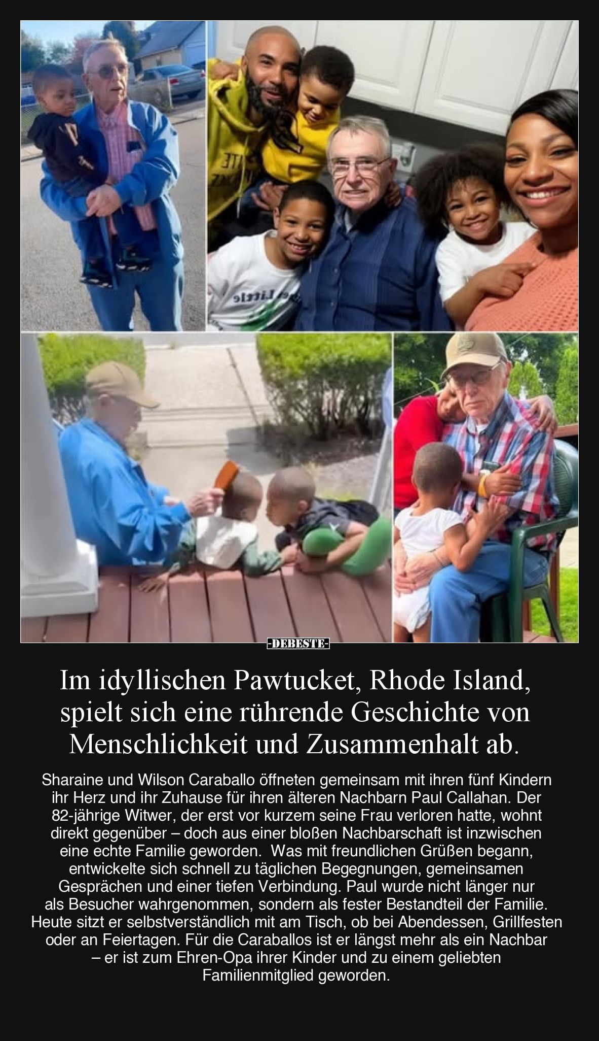 Im idyllischen Pawtucket, Rhode Island, spielt sich eine rührende Geschichte von Menschlichkeit und Zusammenhalt ab. Sharaine...
