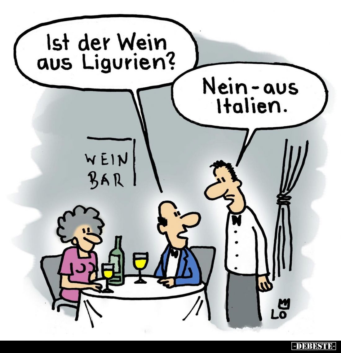 Ist der Wein aus Ligurien?
Nein-aus Italien.