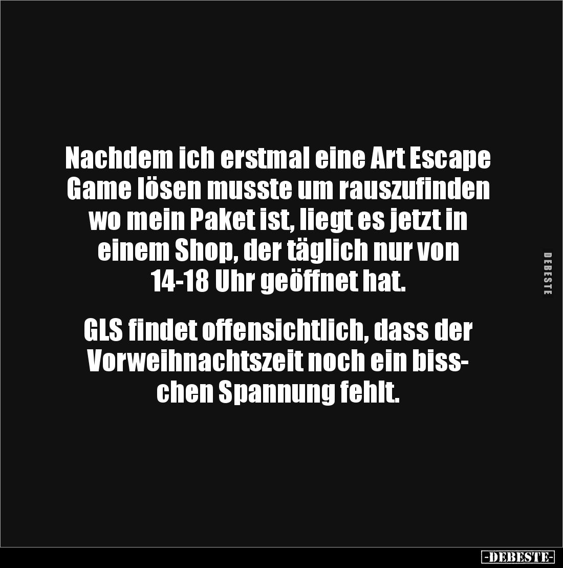 Nachdem ich erstmal eine Art Escape Game lösen musste.. - Lustige Bilder | DEBESTE.de