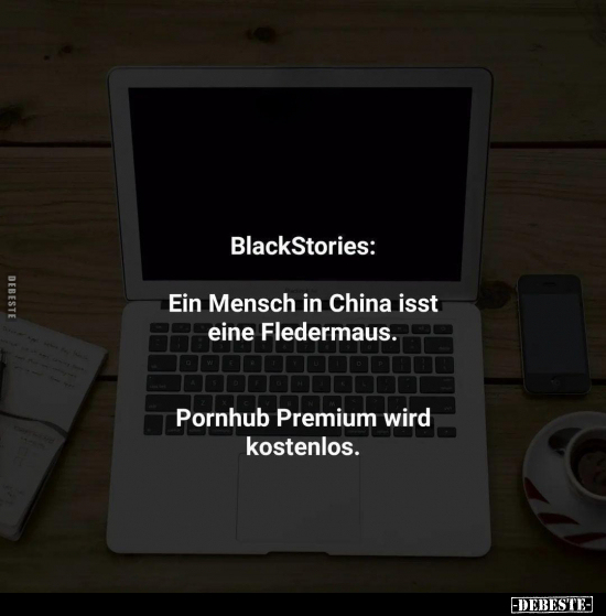 BlackStories: Ein Mensch in China isst eine.. - Lustige Bilder | DEBESTE.de
