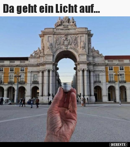 Da geht ein Licht auf...