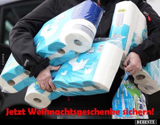 Jetzt Weihnachtsgeschenke sichern!.. - Lustige Bilder | DEBESTE.de