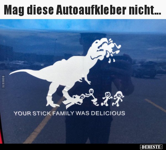 Mag diese Autoaufkleber nicht... - Lustige Bilder | DEBESTE.de