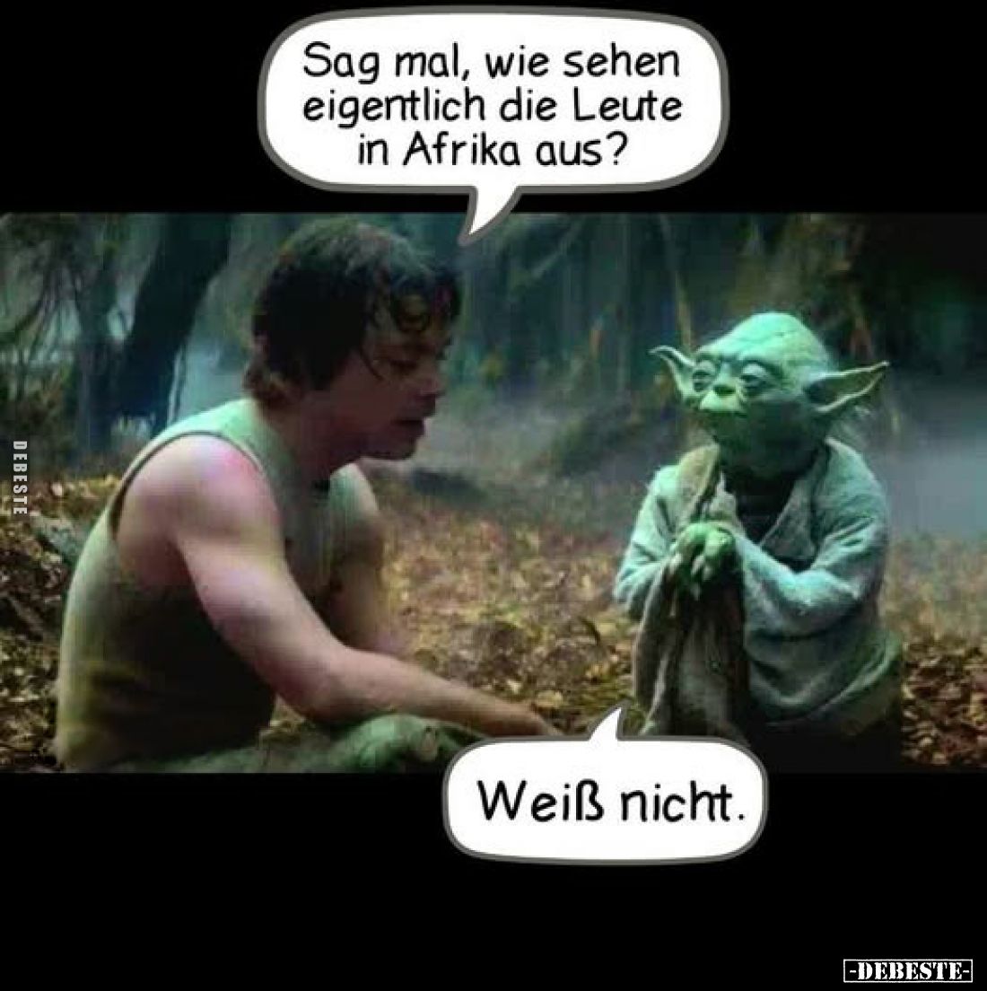 Sag mal, wie sehen eigentlich die Leute in Afrika aus?

    Weiß nicht.