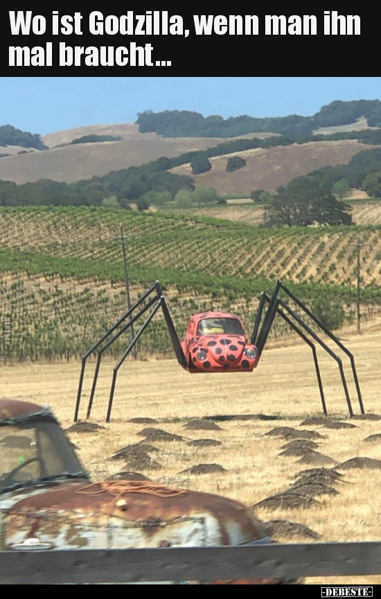 Wo ist Godzilla, wenn man ihn mal braucht...