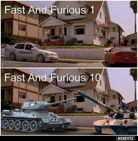 Und Fast and Furious 15..