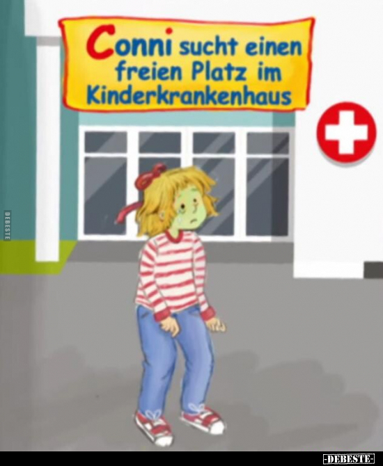 Conni sucht einen freien Platz im Kinderkrankenhaus... - Lustige Bilder | DEBESTE.de