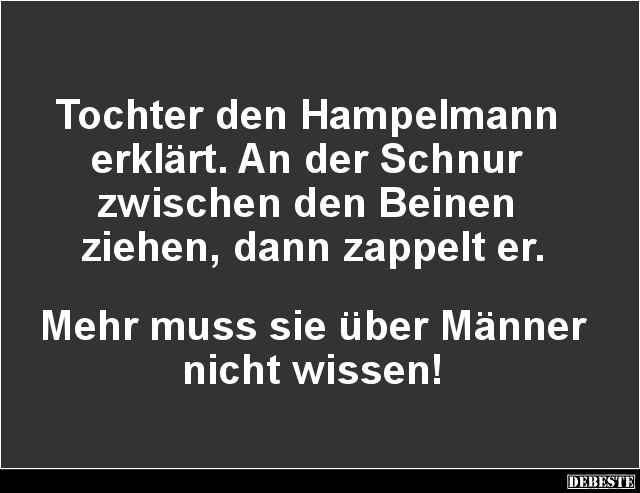 Tochter den Hampelmann erklärt.. - Lustige Bilder | DEBESTE.de