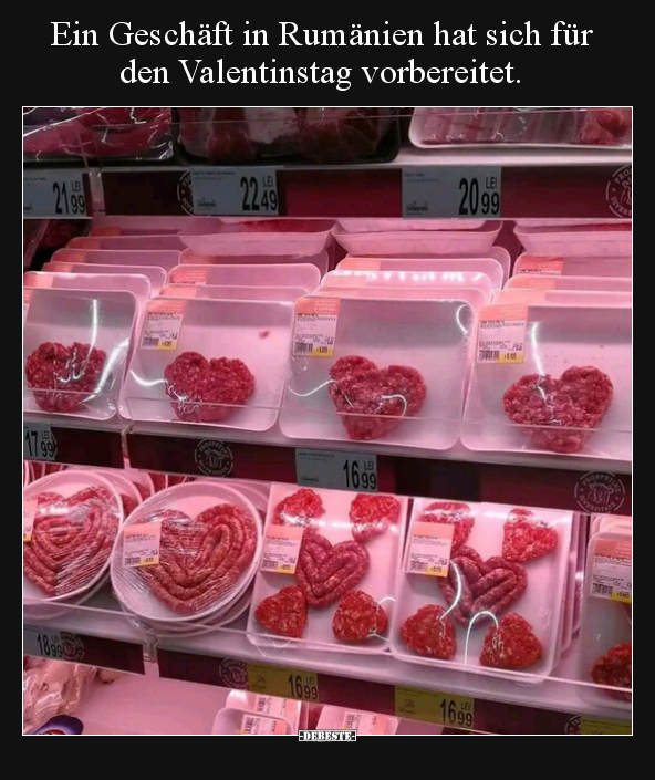 Ein Geschäft in Rumänien hat sich für den Valentinstag.. - Lustige Bilder | DEBESTE.de