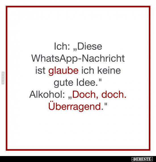 Diese Whatsapp-Nachricht ist glaube.. - Lustige Bilder | DEBESTE.de