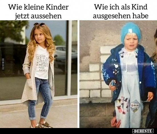 Wie kleine Kinder jetzt aussehen.. - Lustige Bilder | DEBESTE.de