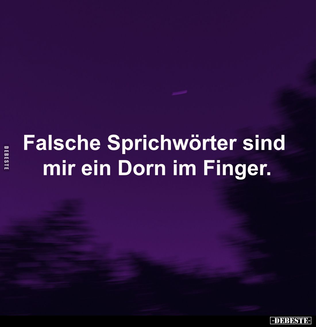 Falsche Sprichwörter sind mir ein Dorn im Finger... - Lustige Bilder | DEBESTE.de