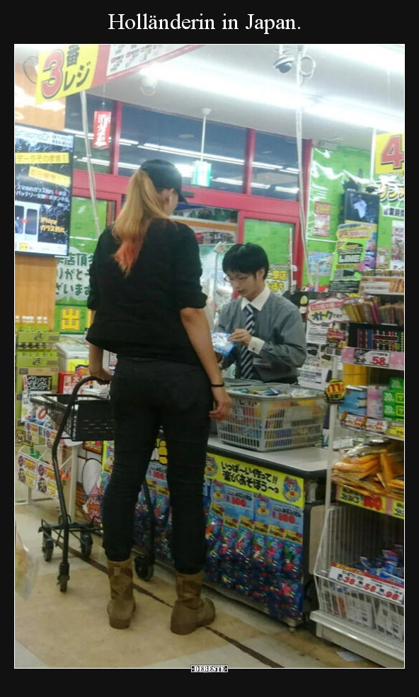 Holländerin in Japan.