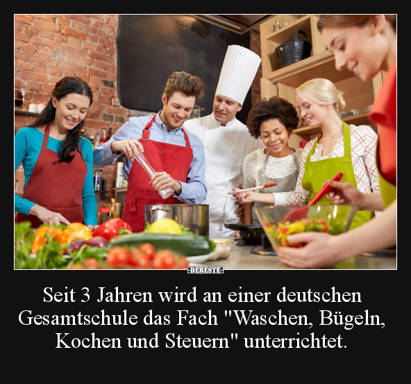 Seit 3 Jahren wird an einer deutschen Gesamtschule.. - Lustige Bilder | DEBESTE.de