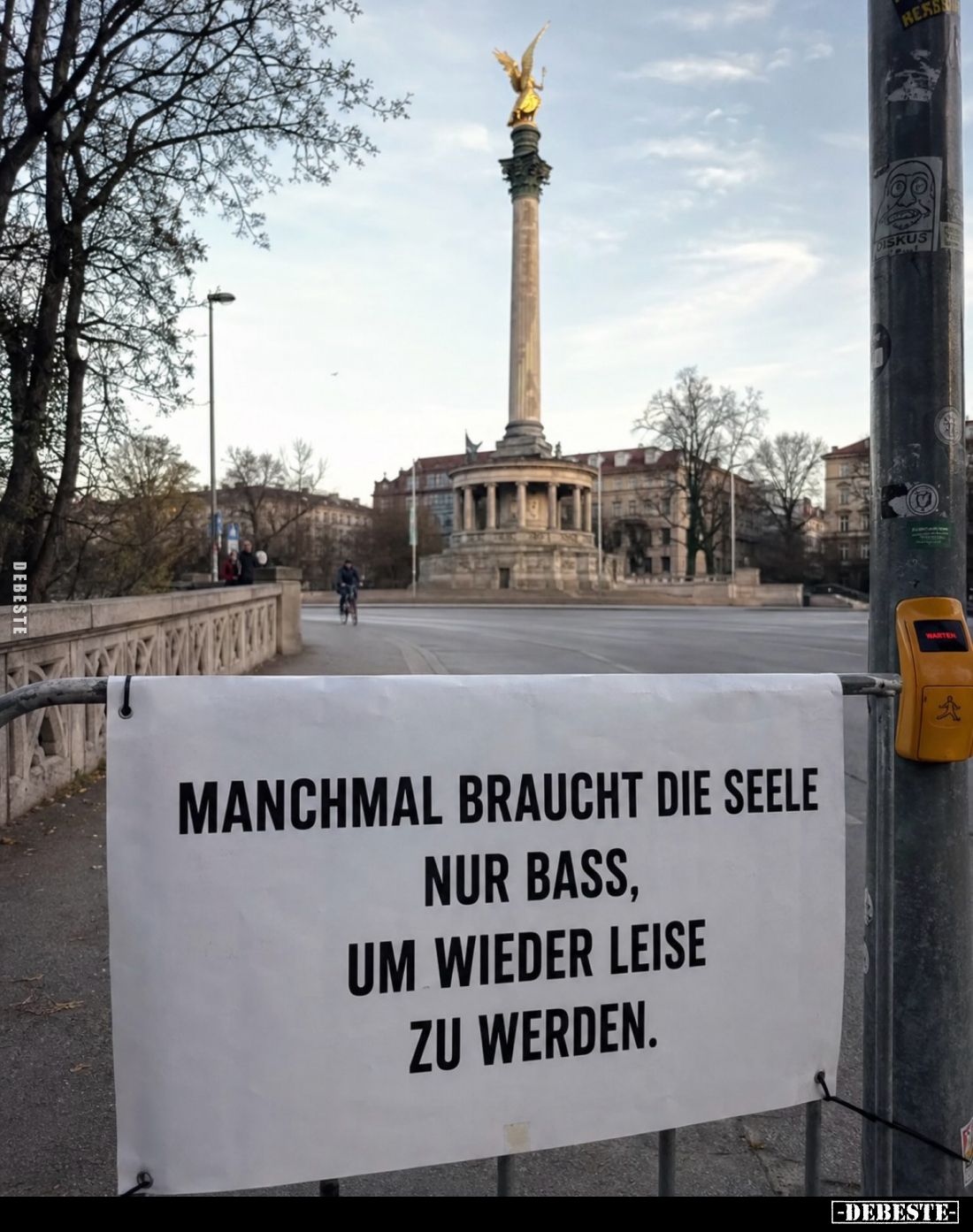 Manchmal braucht die Seele nur Bass, um wieder leise zu werden.