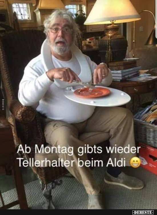 Ab Montag gibts wieder Tellerhalter beim Aldi :) - Lustige Bilder | DEBESTE.de