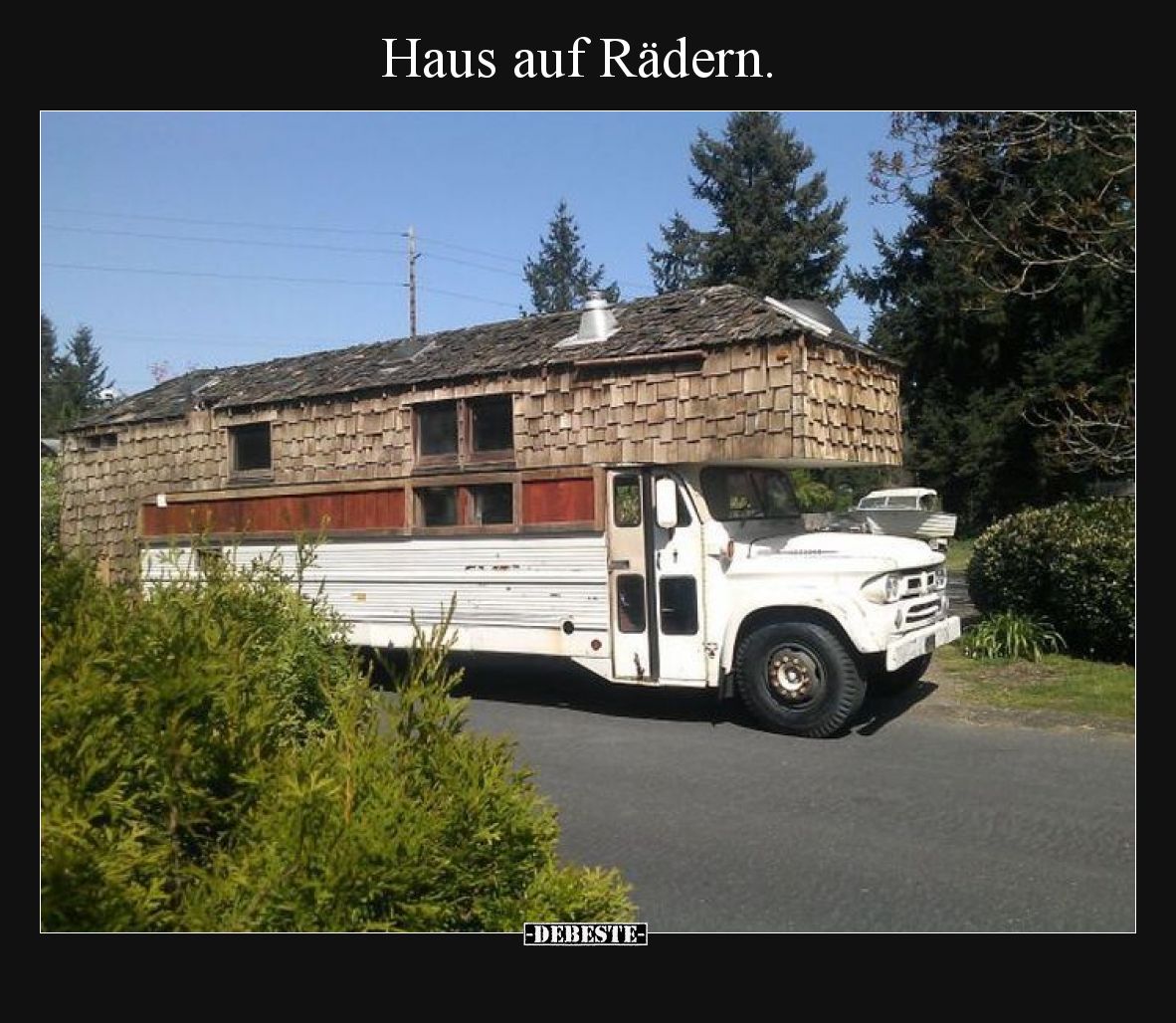 Haus auf Rädern