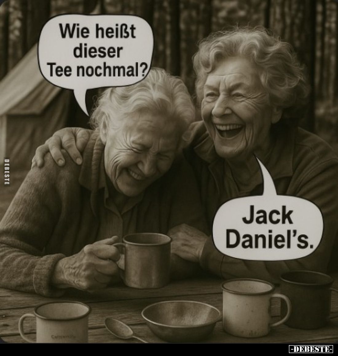 Wie heißt dieser Tee nochmal? -
Jack Daniel's.