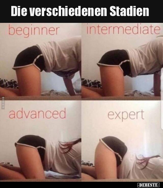 Die verschiedenen Stadien..