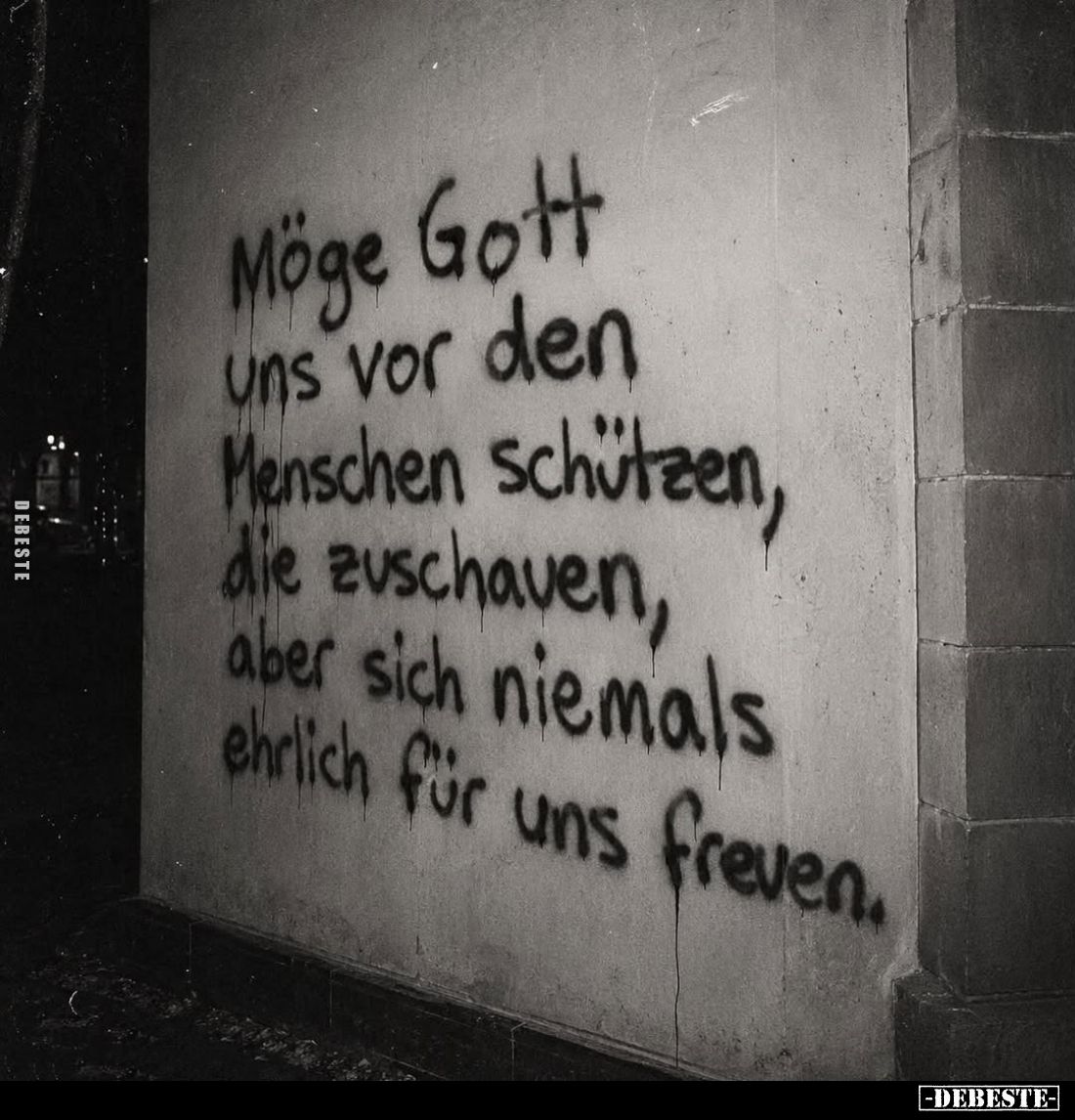 Möge Gott uns vor den Menschen schützen... - Lustige Bilder | DEBESTE.de