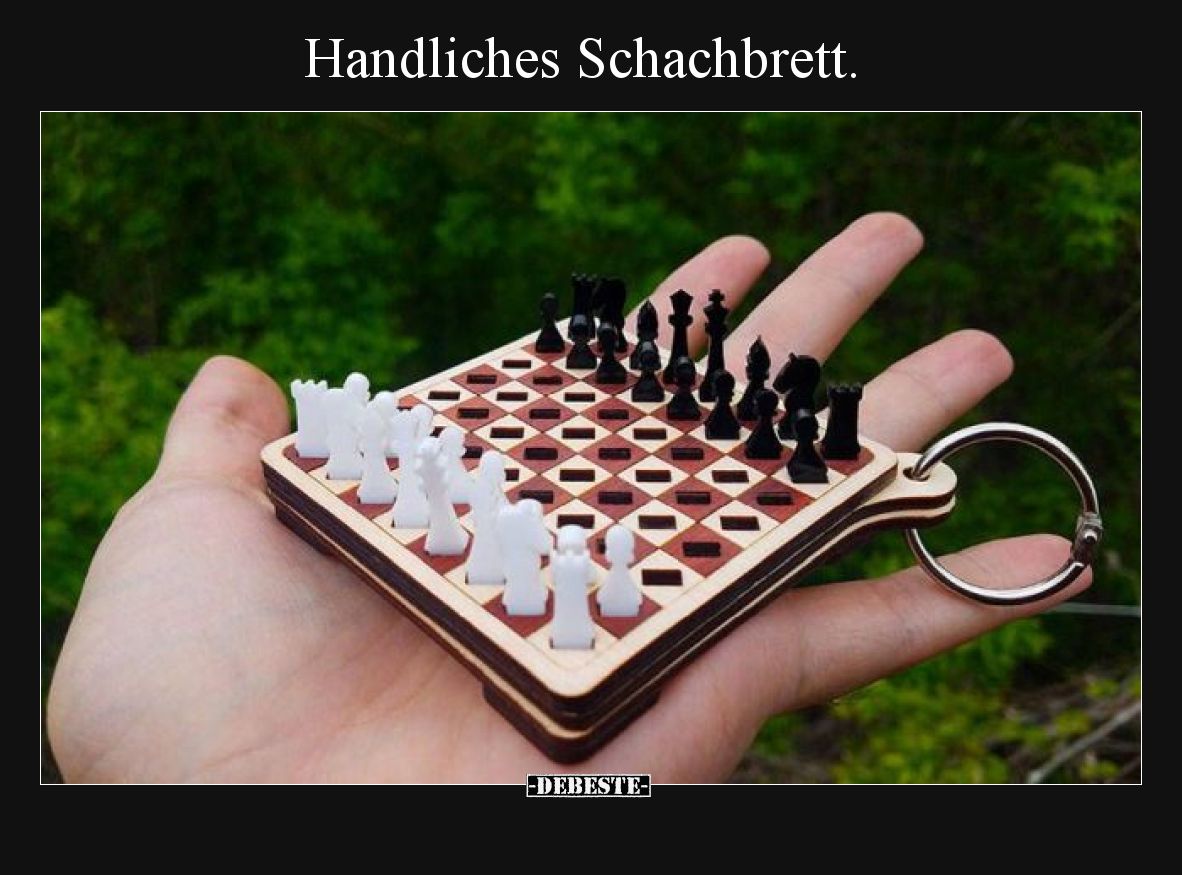 Handliches Schachbrett.
