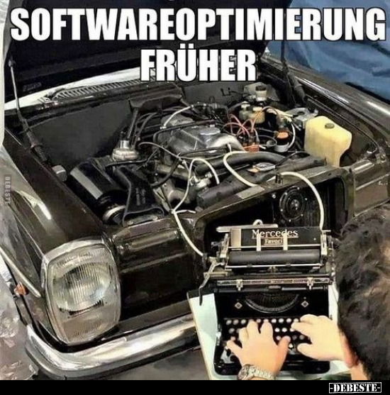 Softwareoptimierung früher.. - Lustige Bilder | DEBESTE.de