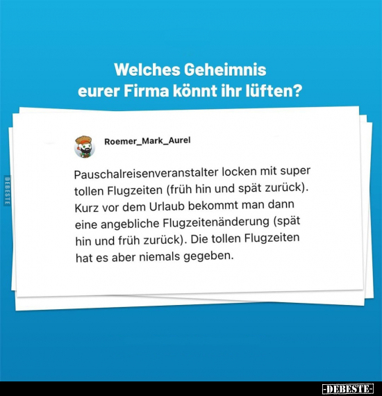 Welches Geheimnis eurer Firma könnt ihr lüften?.. - Lustige Bilder | DEBESTE.de