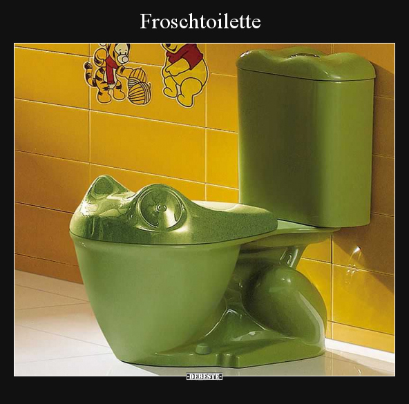 Froschtoilette.. - Lustige Bilder | DEBESTE.de