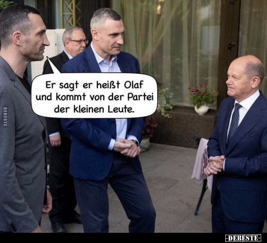 Er sagt er heißt Olaf und kommt von der Partei.. - Lustige Bilder | DEBESTE.de