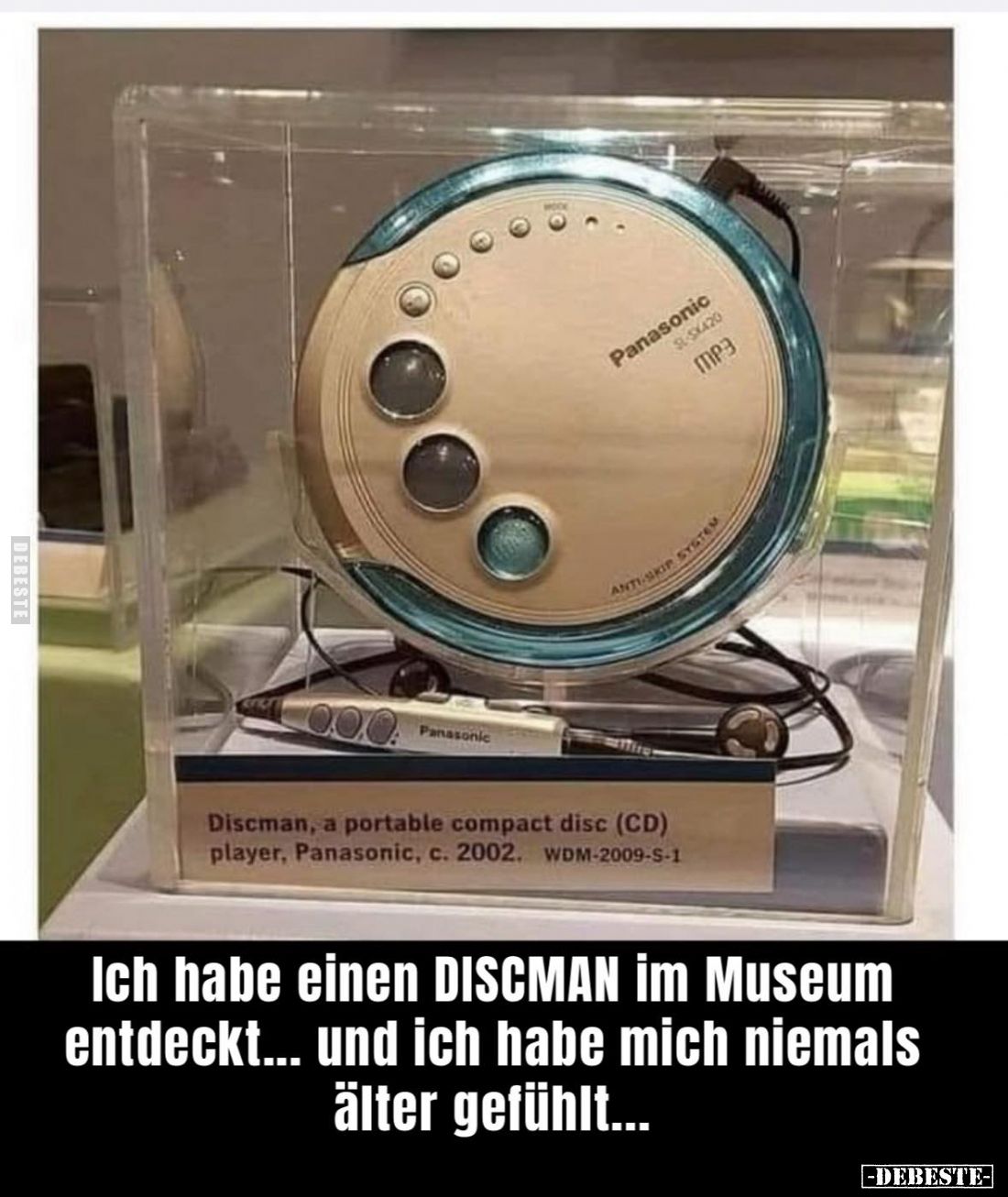 Ich habe einen DISCMAN im Museum entdeckt... und ich habe mich niemals älter gefühlt...