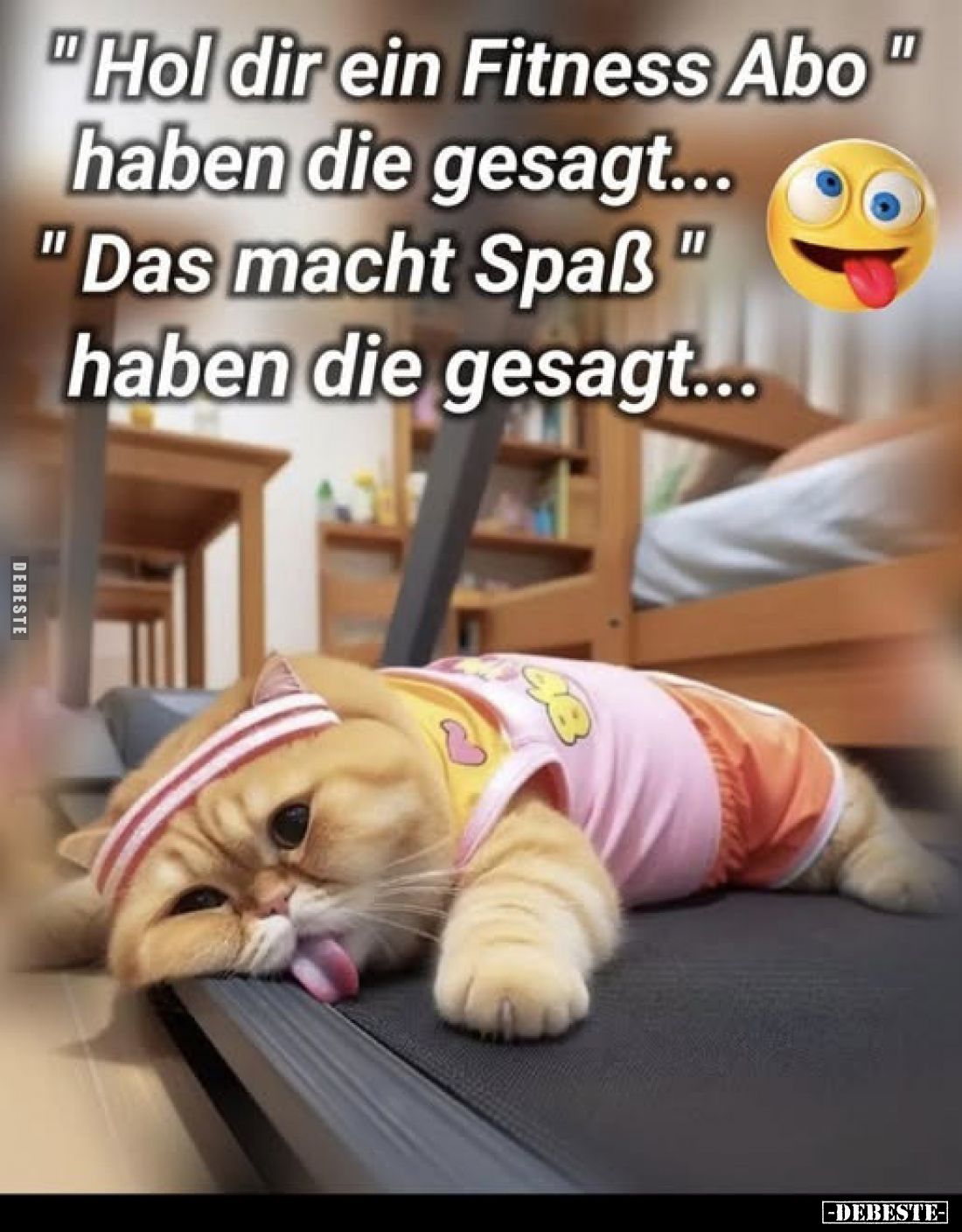 "Hol dir ein Fitness Abo"
haben die gesagt...
"Das macht Spaß" haben die gesagt...