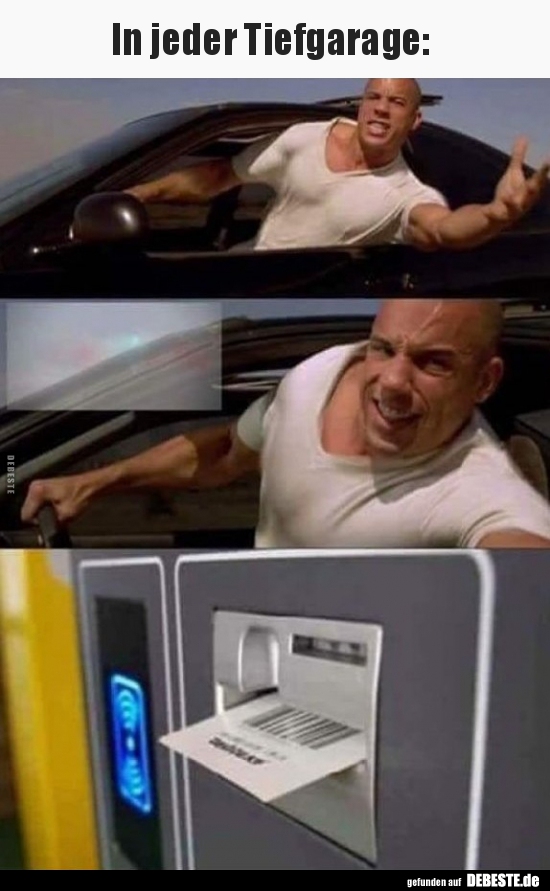 In jeder Tiefgarage..