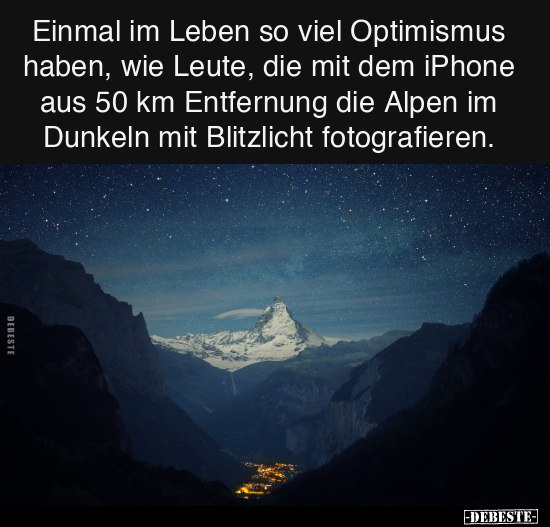 Einmal im Leben so viel Optimismus haben.. - Lustige Bilder | DEBESTE.de