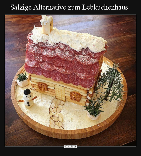 Salzige Alternative zum Lebkuchenhaus.. - Lustige Bilder | DEBESTE.de