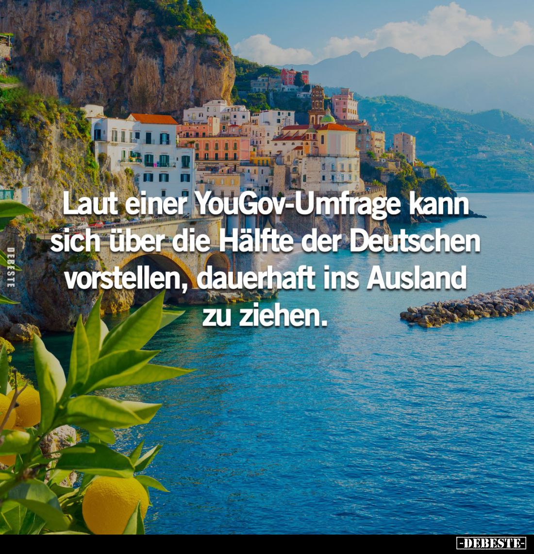 Laut einer YouGov-Umfrage kann sich über die Hälfte der Deutschen vorstellen, dauerhaft ins Ausland zu ziehen.