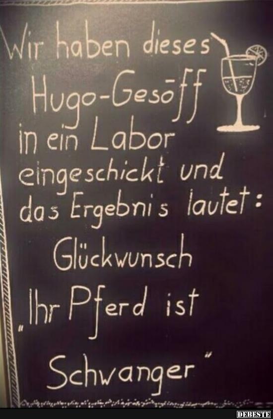 Wir haben dieses Hugo-Gesöff in ein Labor.. - Lustige Bilder | DEBESTE.de