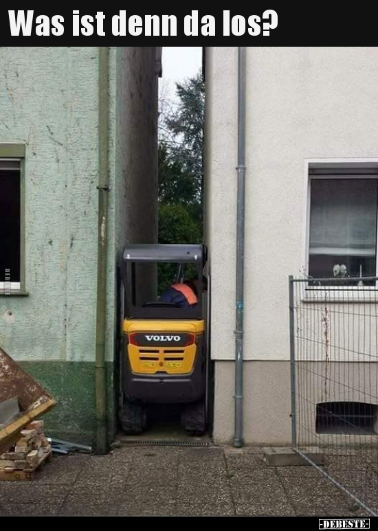 Was ist denn da los?