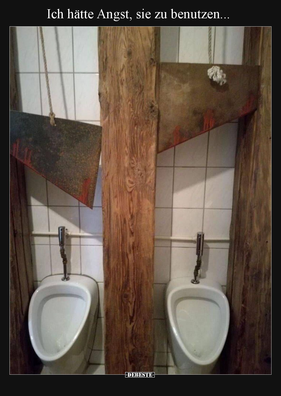 Ich hätte Angst, sie zu benutzen.