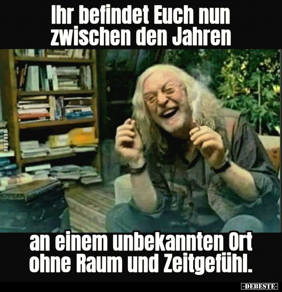 Ihr befindet Euch nun zwischen den Jahren
an einem unbekannten Ort ohne Raum und Zeitgefühl.