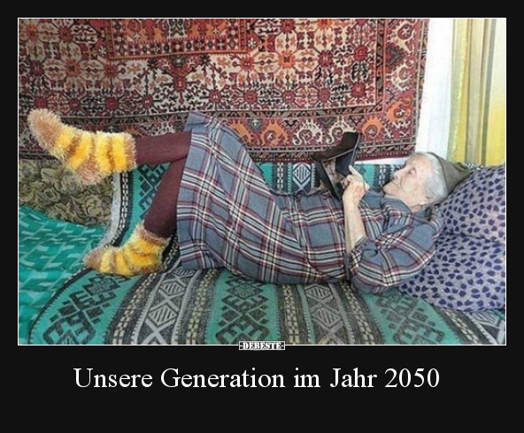 Unsere Generation im Jahr 2050..